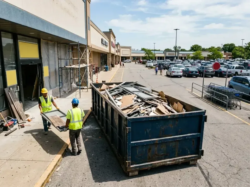 retail-store-renovation-debris-003 — frequently asked questions, Roll-off Dumpster Rentals in Ixonia, WI